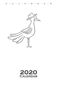 Bird with hat Calendar 2020