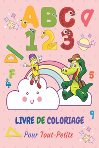 Livre de Coloriage pour Tout-Petits ABC & 123