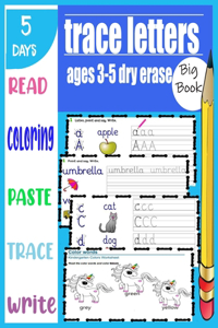 Trace letters ages 3-5 dry erase