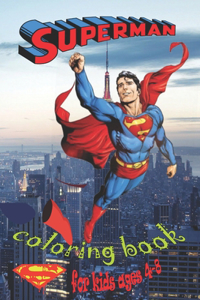 superman coloring book for kids ages 4-8