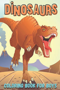 Dinosaurs Coloring Book for Boys