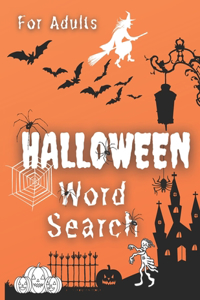 Halloween Word Search for Adults