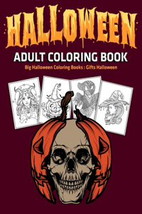 Halloween Adult Coloring Book