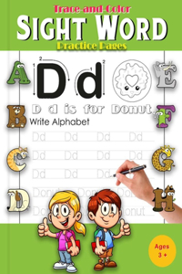 Trace-and-Color Sight Word Practice Pages