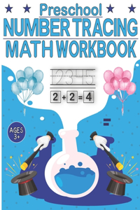 Preschool Number Tracing Math Workbook