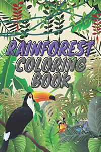 Rainforest Coloring Book