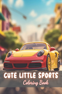 Cute Little Sports Car Coloring Book