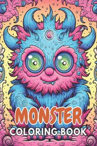 Monster Coloring Book for Adults