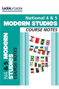 National 4/5 Modern Studies Course Notes