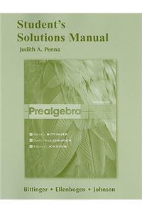 Student Solutions Manual for Prealgebra