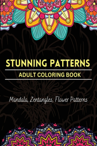 Stunning Patterns Adult Coloring Book
