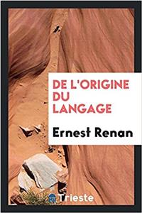 de L'Origine Du Langage