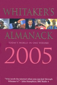 Whitaker's Almanack 2005 Hardcover â€“ 1 January 2004