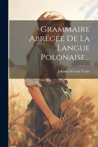 Grammaire Abrégée De La Langue Polonaise...