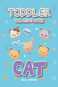 Toddler Coloring Book Cat