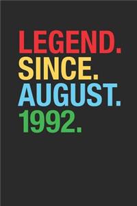 Legend Since August 1992