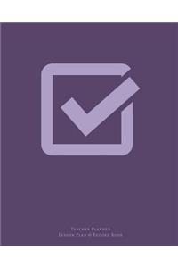 Teacher Planner Lesson Plan & Record Book
