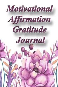 Motivational Affirmation Gratitude Journal