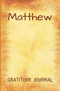 Matthew Gratitude Journal