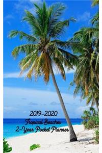 2019-2020 Tropical Beaches 2-Year Pocket Planner