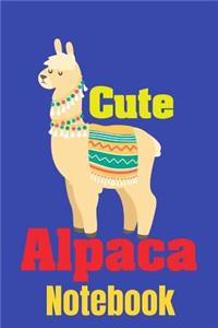 Cute Alpaca Notebook