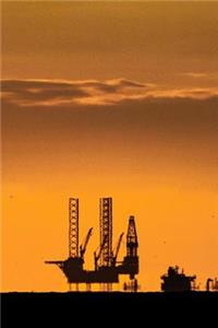 An Oil Rig at Sunset in the North Sea Journal
