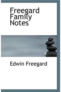 Freegard Family Notes