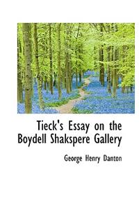 Tieck's Essay on the Boydell Shakspere Gallery