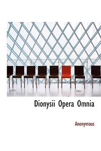 Dionysii Opera Omnia