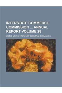 Interstate Commerce Commission Annual Report Volume 28