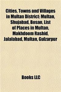 Cities, Towns and Villages in Multan District
