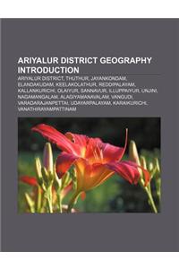 Ariyalur District Geography Introduction
