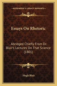 Essays on Rhetoric