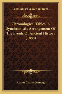 Chronological Tables, A Synchronistic Arrangement Of The Events Of Ancient History (1888)