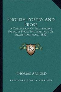English Poetry And Prose