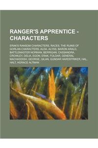 Ranger's Apprentice - Characters