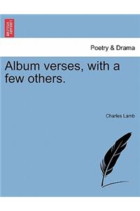 Album Verses, with a Few Others.