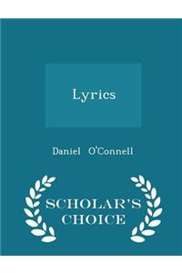 Lyrics - Scholar's Choice Edition