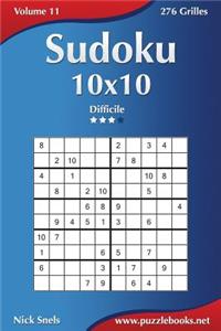 Sudoku 10x10 - Difficile - Volume 11 - 276 Grilles