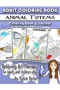 Adult Coloring Book: Animal Totems
