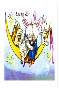 Rabbit Sweethearts on the Moon