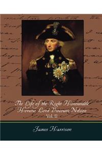 Life of the Right Honourable Horatio Lord Viscount Nelson, Vol. II (of 2)