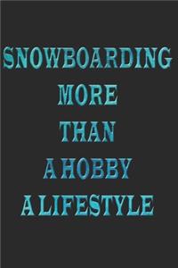 Snowboard Notizbuch