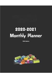 2020-2021 Monthly Planner With Quotes