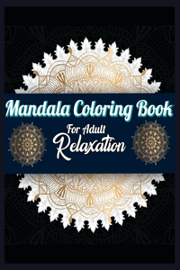 mandala coloring book for adult relaxation