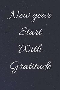 New year Start with Gratitude