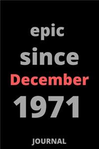 epic since December 1971 journal