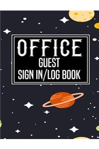 Office Guest Sign in Log Book