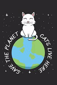 Save The Planet Cats Live Here