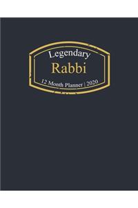 Legendary Rabbi, 12 Month Planner 2020